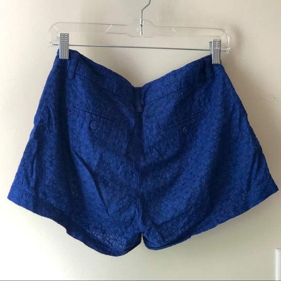 Gap Cobalt Blue Floral Embroidered Shorts - Picture 2 of 2